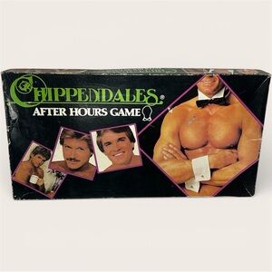 Vintage 1983 Chippendales After Hours Board Game Rare 80s - Incomplete